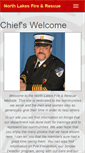 Mobile Screenshot of northlakesfireandrescue.org